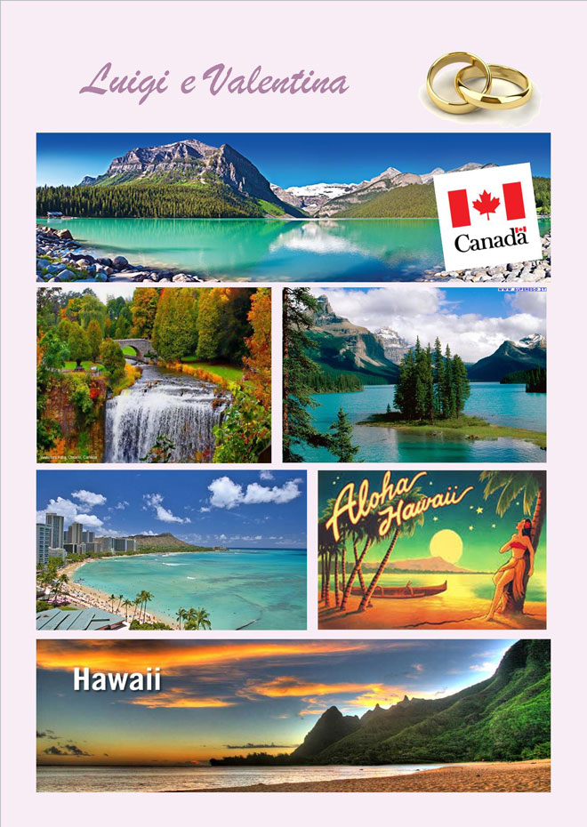 Viaggio Matrimonio destinazione Canada e Hawaii - Perusia Viaggi