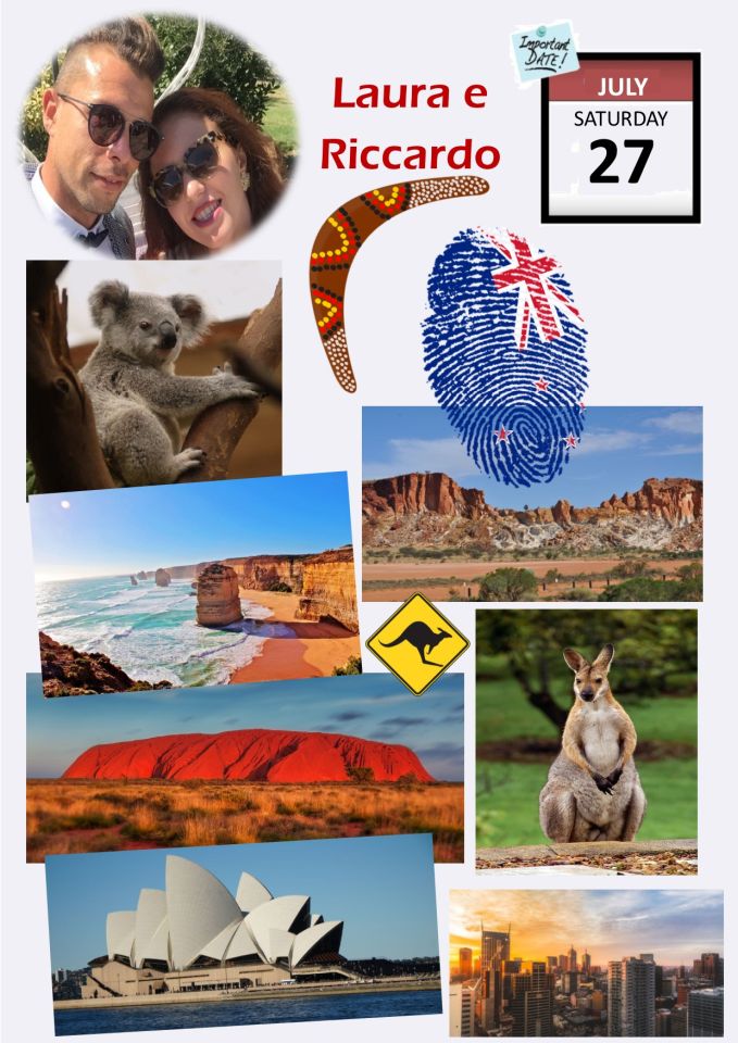 Laura e Riccardo - Lista di Nozze- Australia e Dubai laura poster