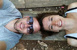 Elisa e Luca gastaldi sposi