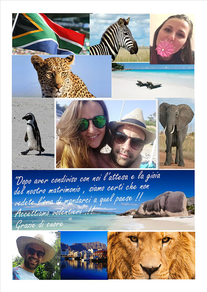 Viaggio di nozze in Sudafrica e Seychelles organizzato da Perusia Viaggi