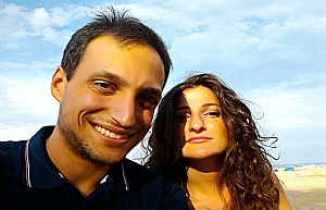 Alessia e Lorenzo screpanti sposi