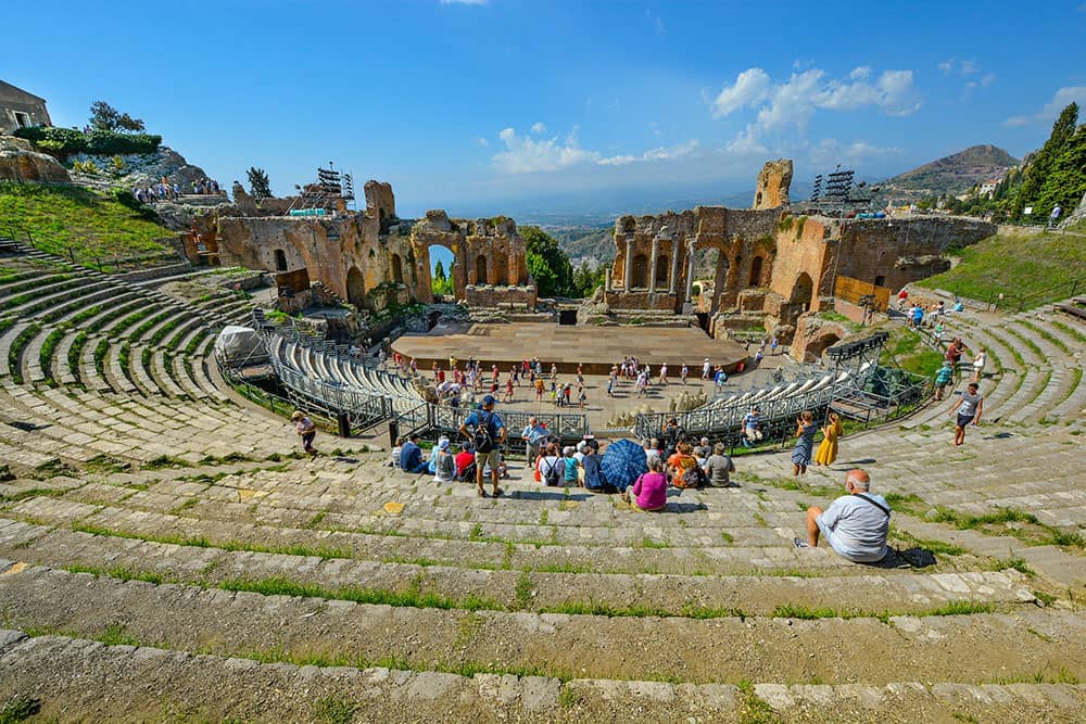 Taormina Teatro Greco - Tour Sicilia Barocco 2022 - Viaggio di gruppo Perusia Viaggi