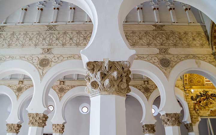 La sinagoga de Santa María La Blanca a Toledo - Itinerario Tour Spagna 8 giorni Perusia Viaggi
