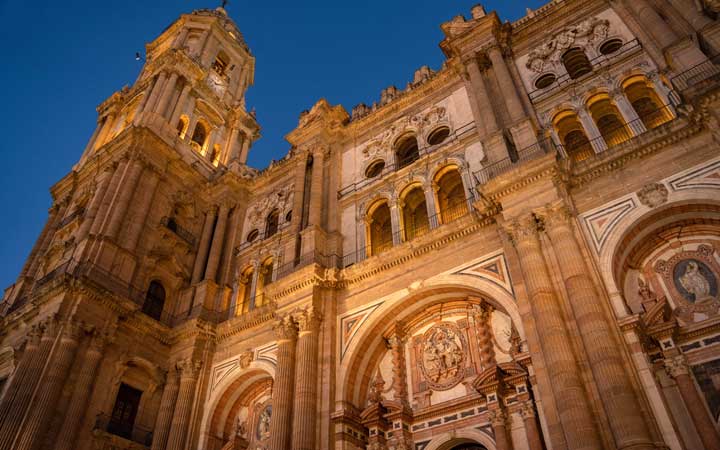Malaga Cattedrale dell'Incarnazione, la famosa Manquita - Itinerario Tour Andalusia 8 giorni Perusia Viaggi
