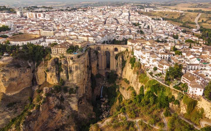 El Tajo de Ronda con il Ponte Nuevo - Itinerario Tour Andalusia 8 giorni Perusia Viaggi